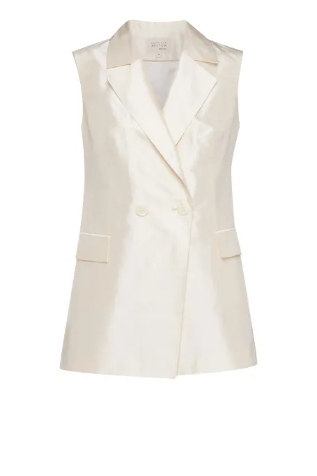 Vesta de mătase pentru costum