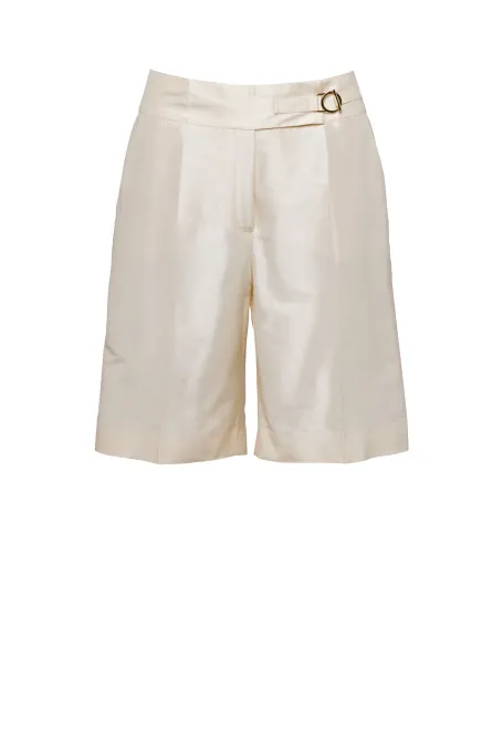 Pantaloni scurți de costum din mătase Pantaloni scurți de costum din mătase