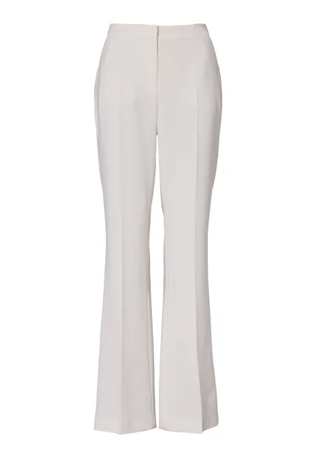 Pantaloni de costum albi