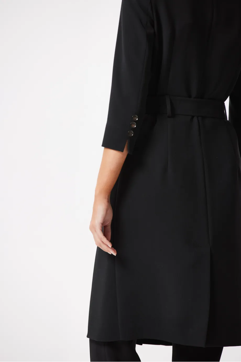 Rochie business Elise, neagră, la două piept Rochie business Elise, neagră, la două piept