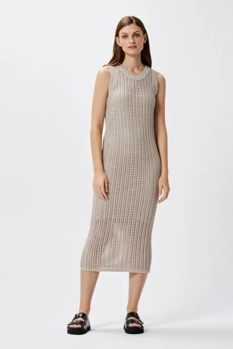 Rochie midi ajurata