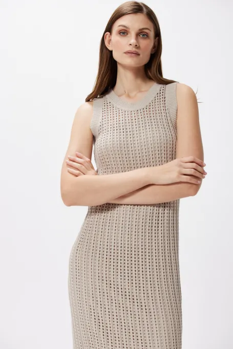 Rochie midi ajurata