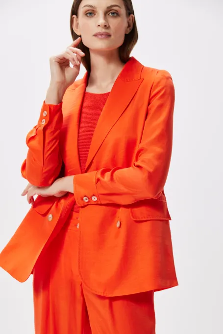 Jachetă de costum la două piept