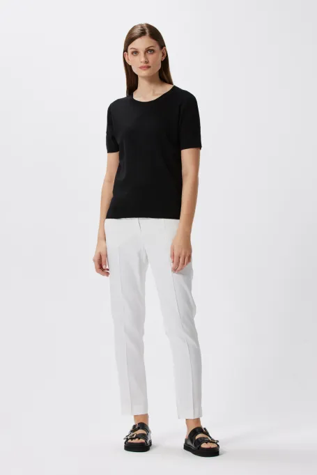 Bluza neagra cu in si matase