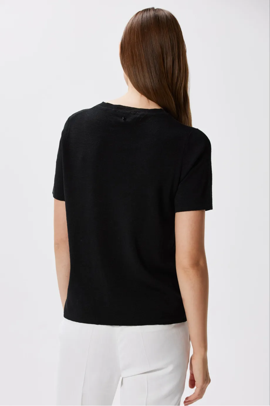 Bluza neagra cu in si matase Bluza neagra cu in si matase