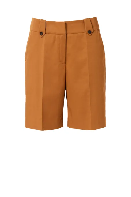 Pantaloni scurți de costum din bumbac