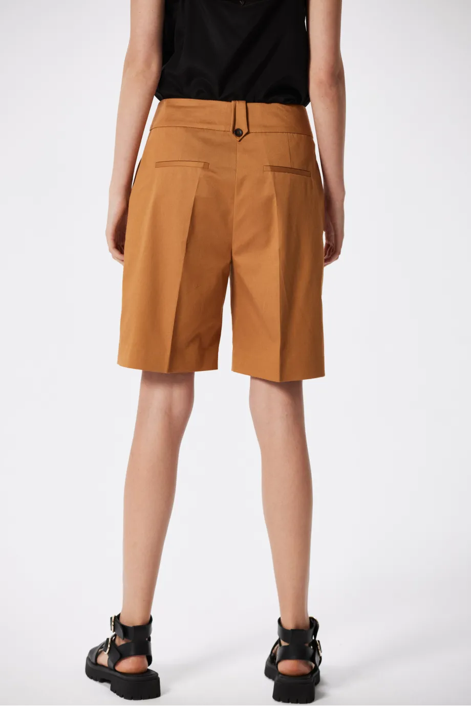 Pantaloni scurți de costum din bumbac Pantaloni scurți de costum din bumbac