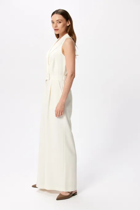 Salopetă cu decolteu halter