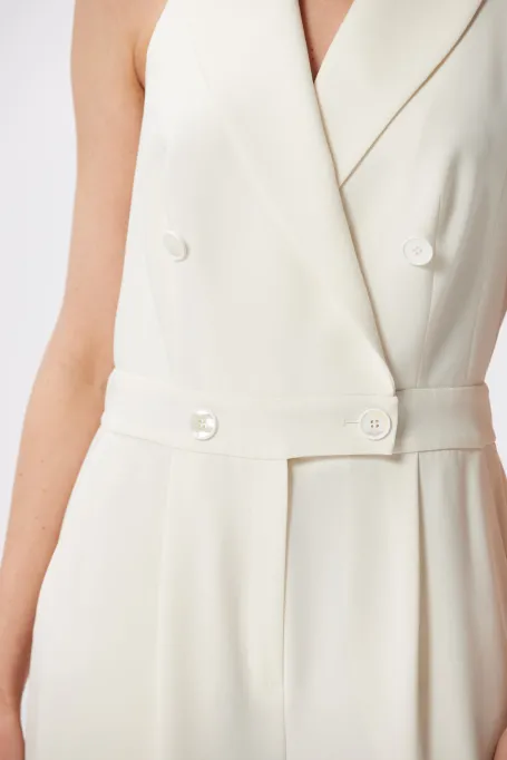 Salopetă cu decolteu halter