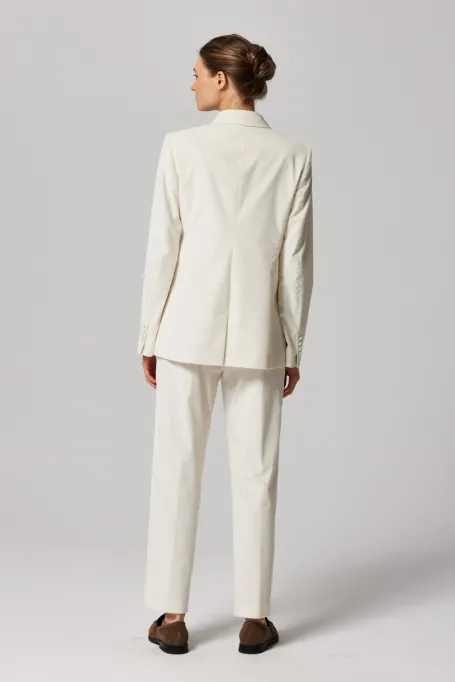 Sacou alb pentru costum