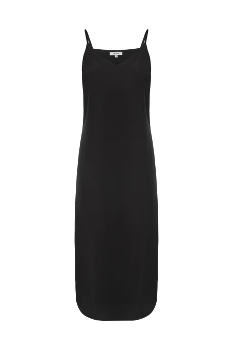 Rochie de mătase neagră Rochie de mătase neagră