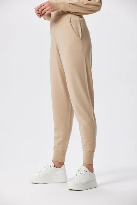 Pantaloni din lână merinos