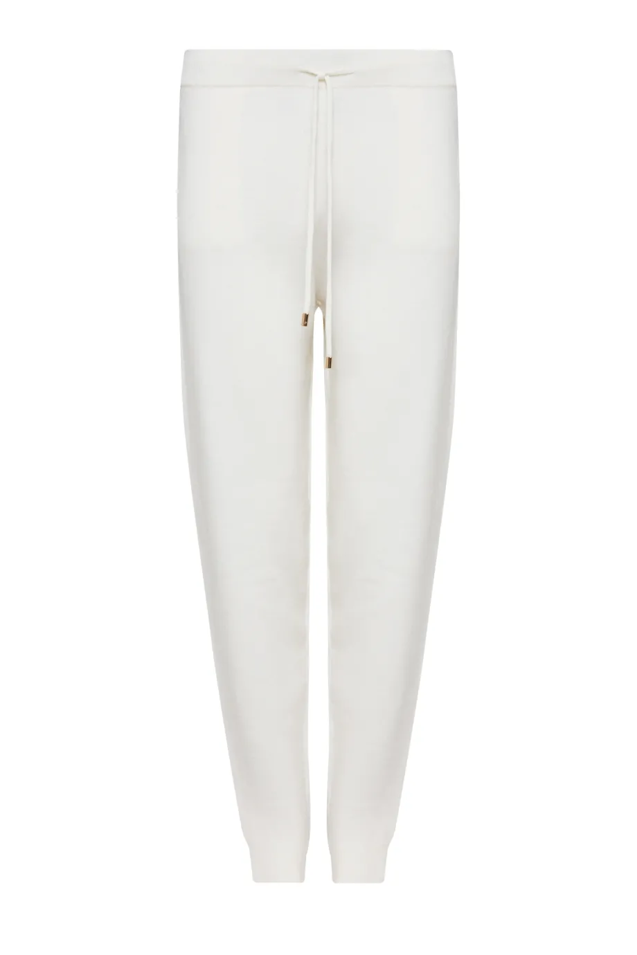 Pantaloni crem din lână merinos Pantaloni crem din lână merinos