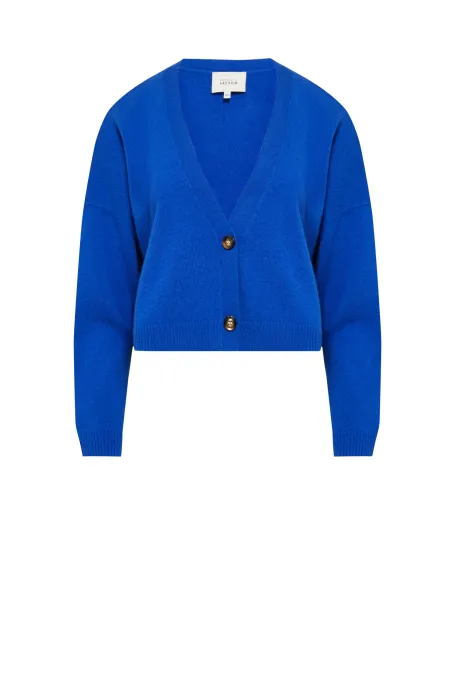 Cardigan scurt din cașmir