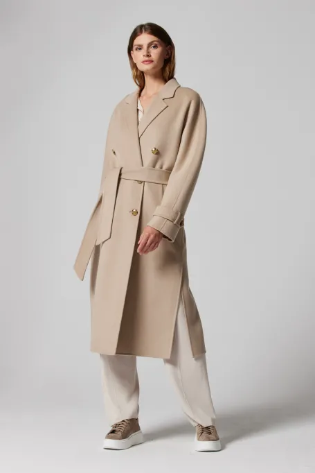 Palton doubleface cu mătase