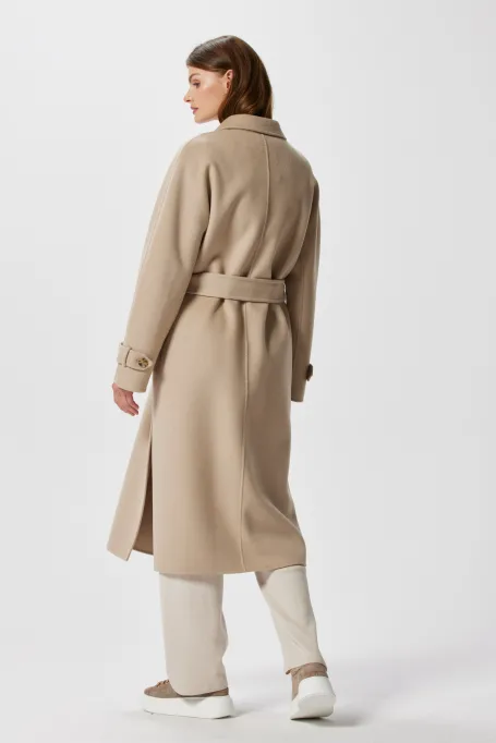 Palton doubleface cu mătase