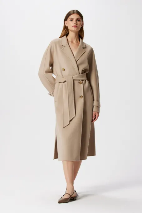 Palton doubleface cu mătase