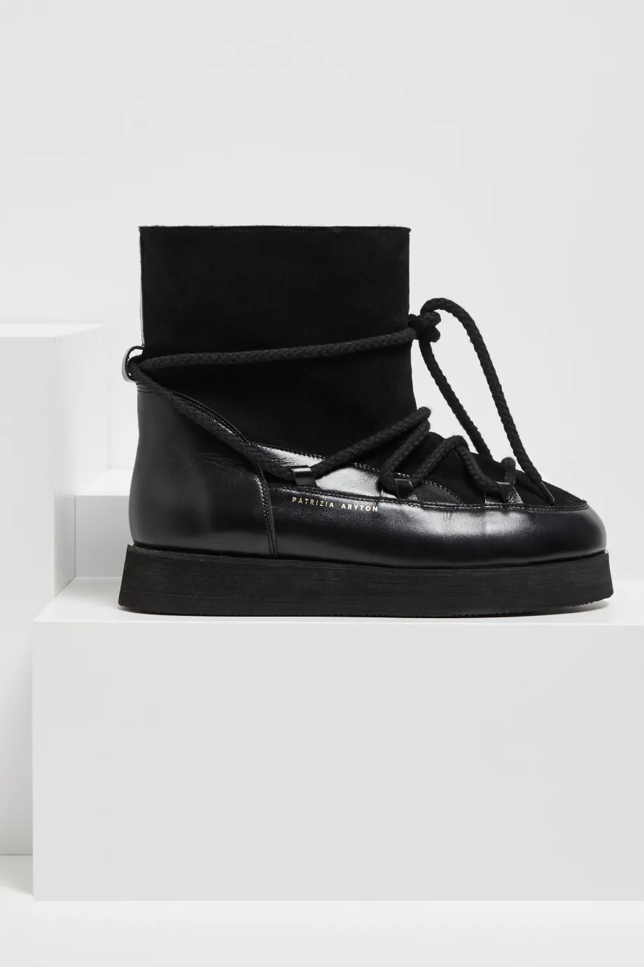 Botine negre din piele Botine negre din piele
