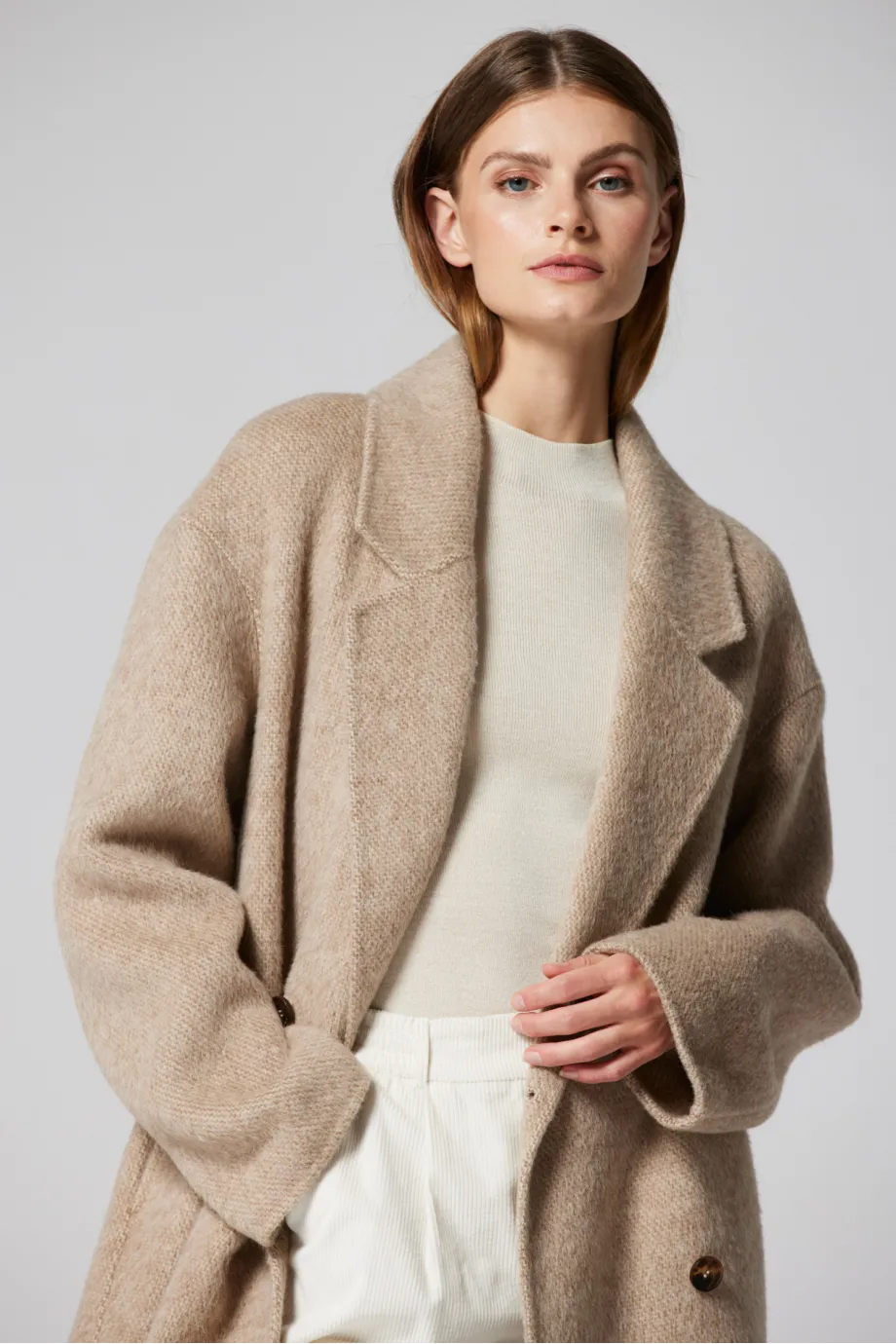 Palton cu alpaca doubleface Palton cu alpaca doubleface
