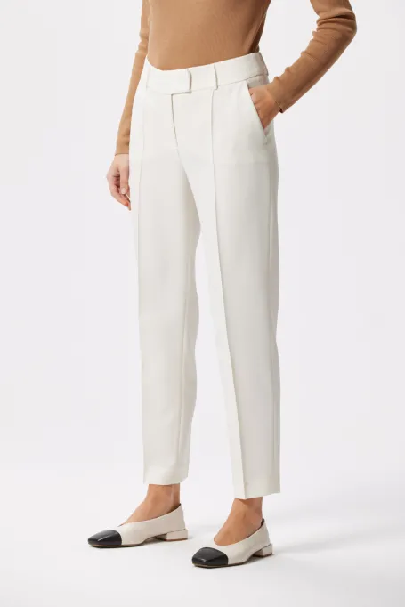 Pantaloni albi Lotto pentru costum