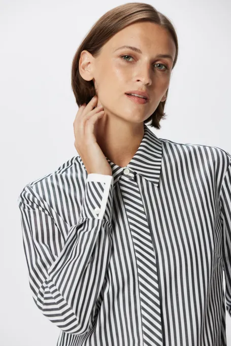 Cămașă din bumbac cu dungi