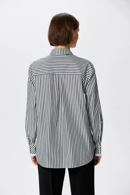 Cămașă din bumbac cu dungi