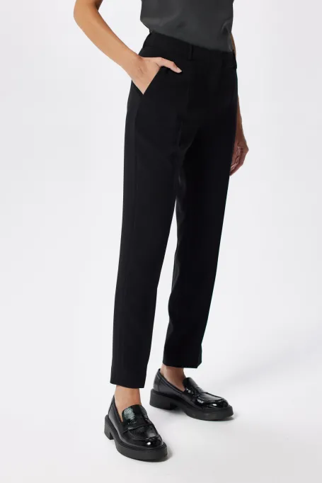 Pantaloni eleganți negri Lotto pentru costum