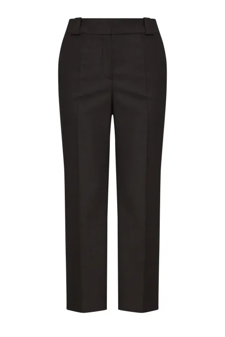 Pantaloni negri cu lână pentru costum