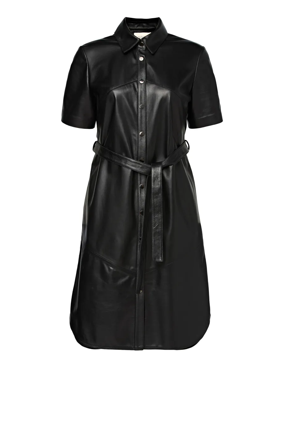 Rochie de piele neagră Rochie de piele neagră