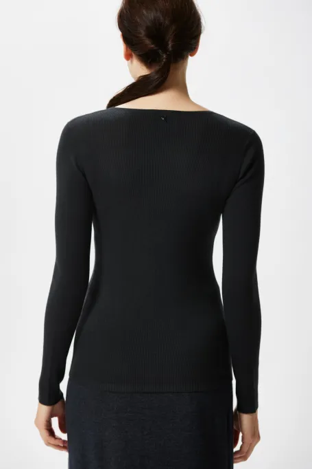 Bluză gri cu mătase Emilly