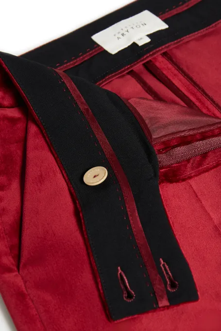 Pantaloni catifea pentru costum