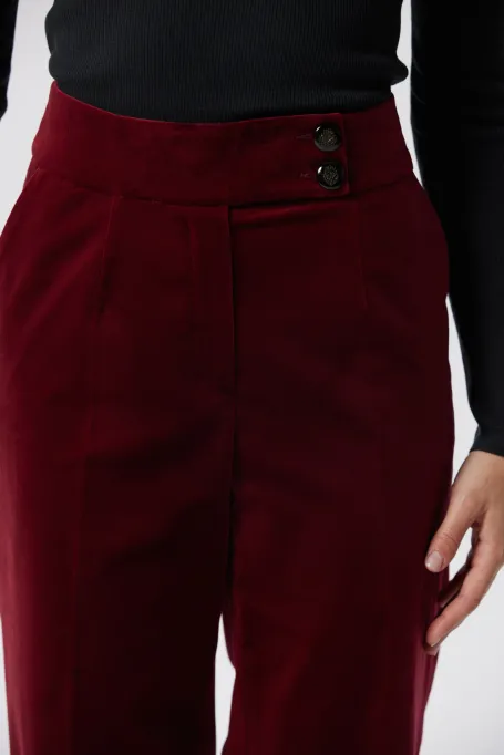 Pantaloni catifea pentru costum Pantaloni catifea pentru costum