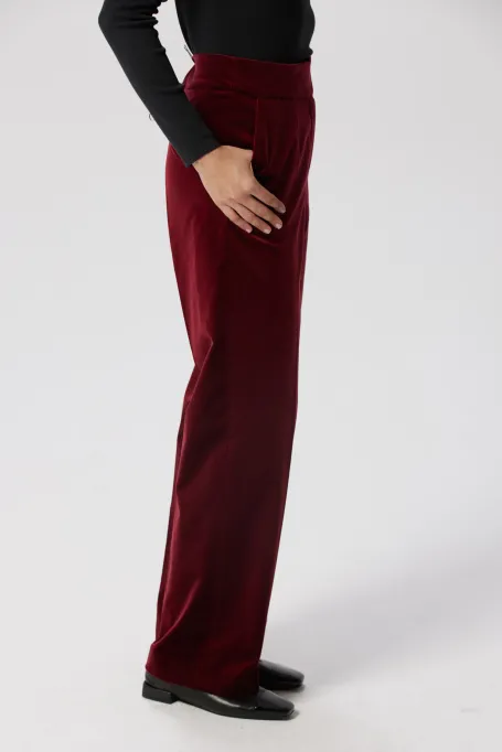 Pantaloni catifea pentru costum Pantaloni catifea pentru costum