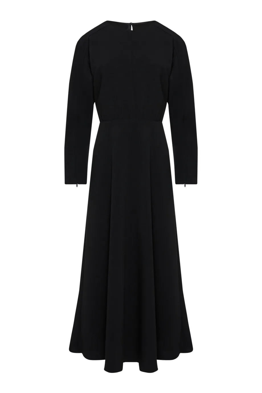 Rochie neagră midi cu mâneca kimono Rochie neagră midi cu mâneca kimono