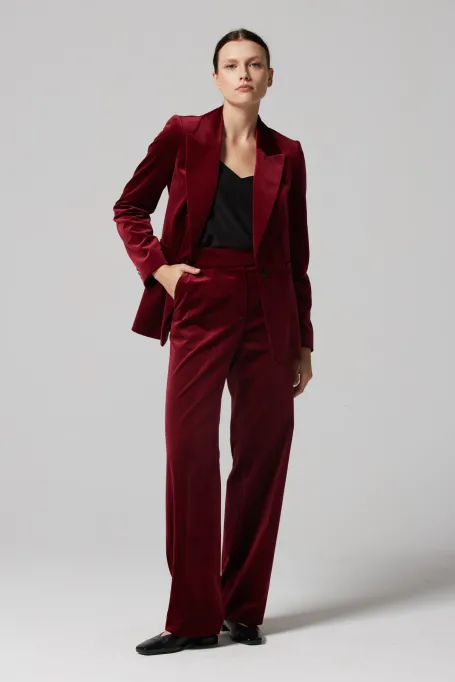 Pantaloni catifea pentru costum