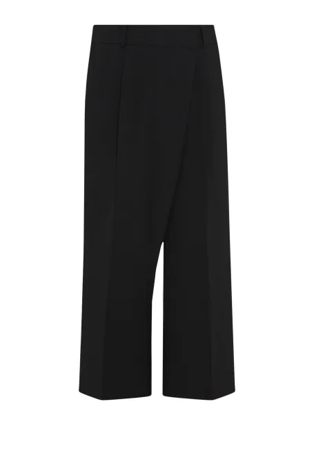 Pantaloni negri tip culottes