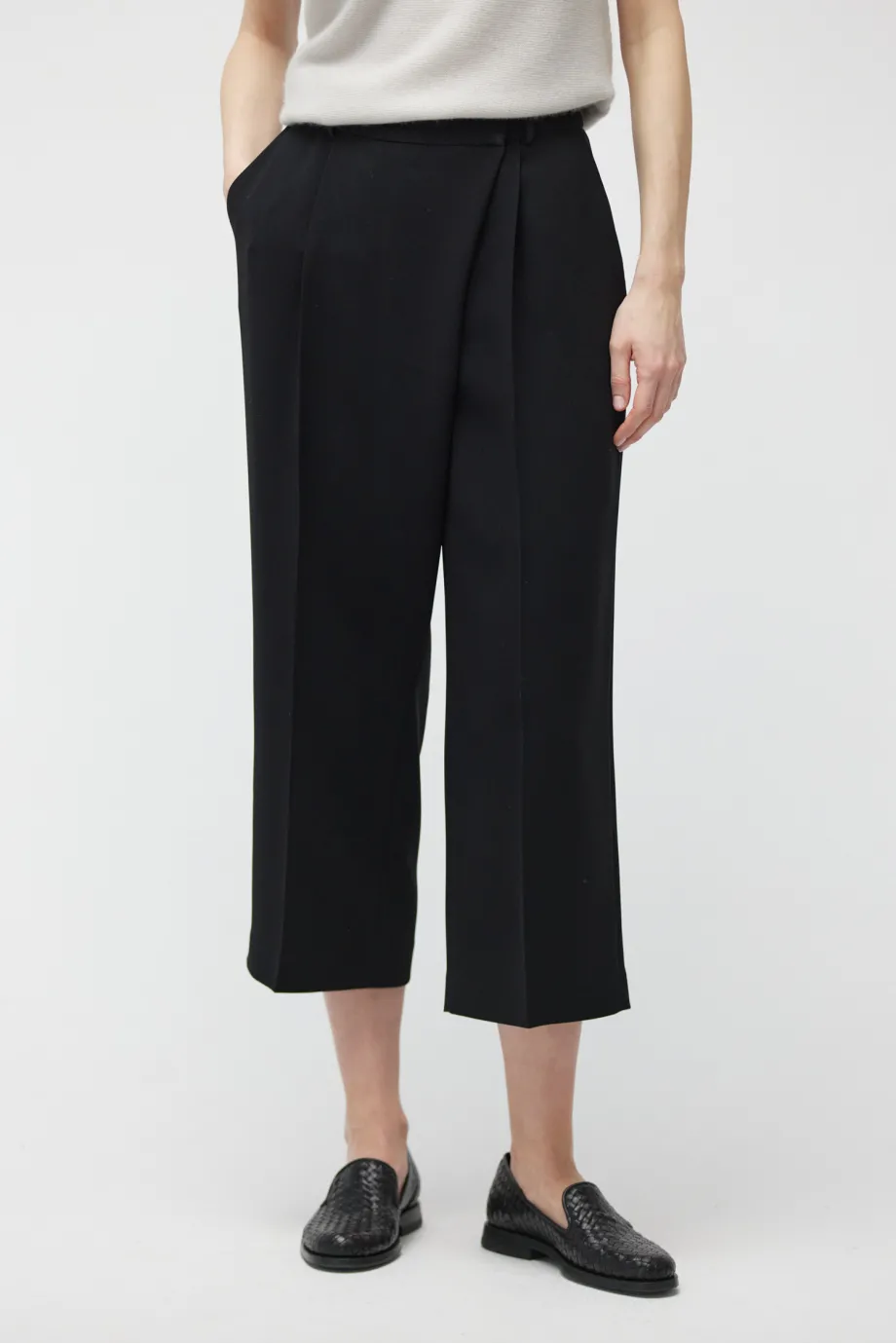 Pantaloni negri tip culottes Pantaloni negri tip culottes