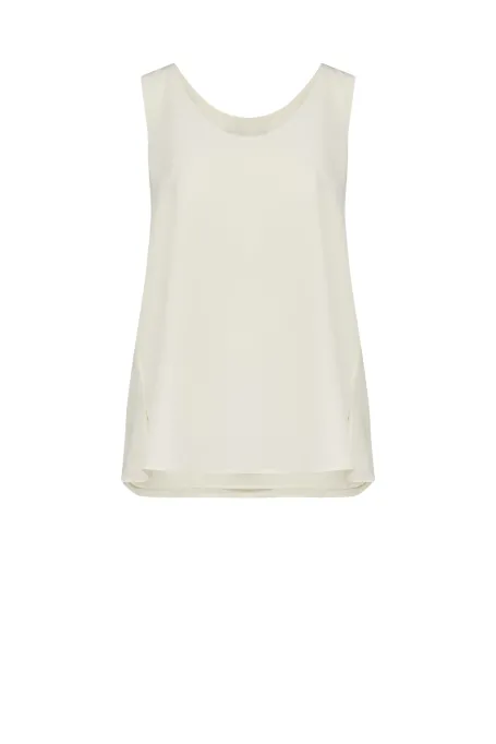 Bluza albă din mătase