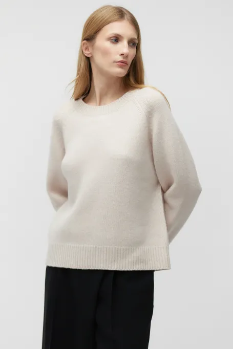 Bluză nude cu lână Yak