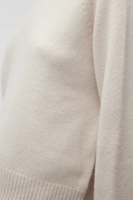 Bluză nude cu lână Yak