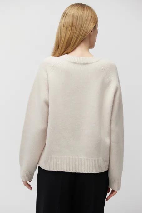 Bluză nude cu lână Yak
