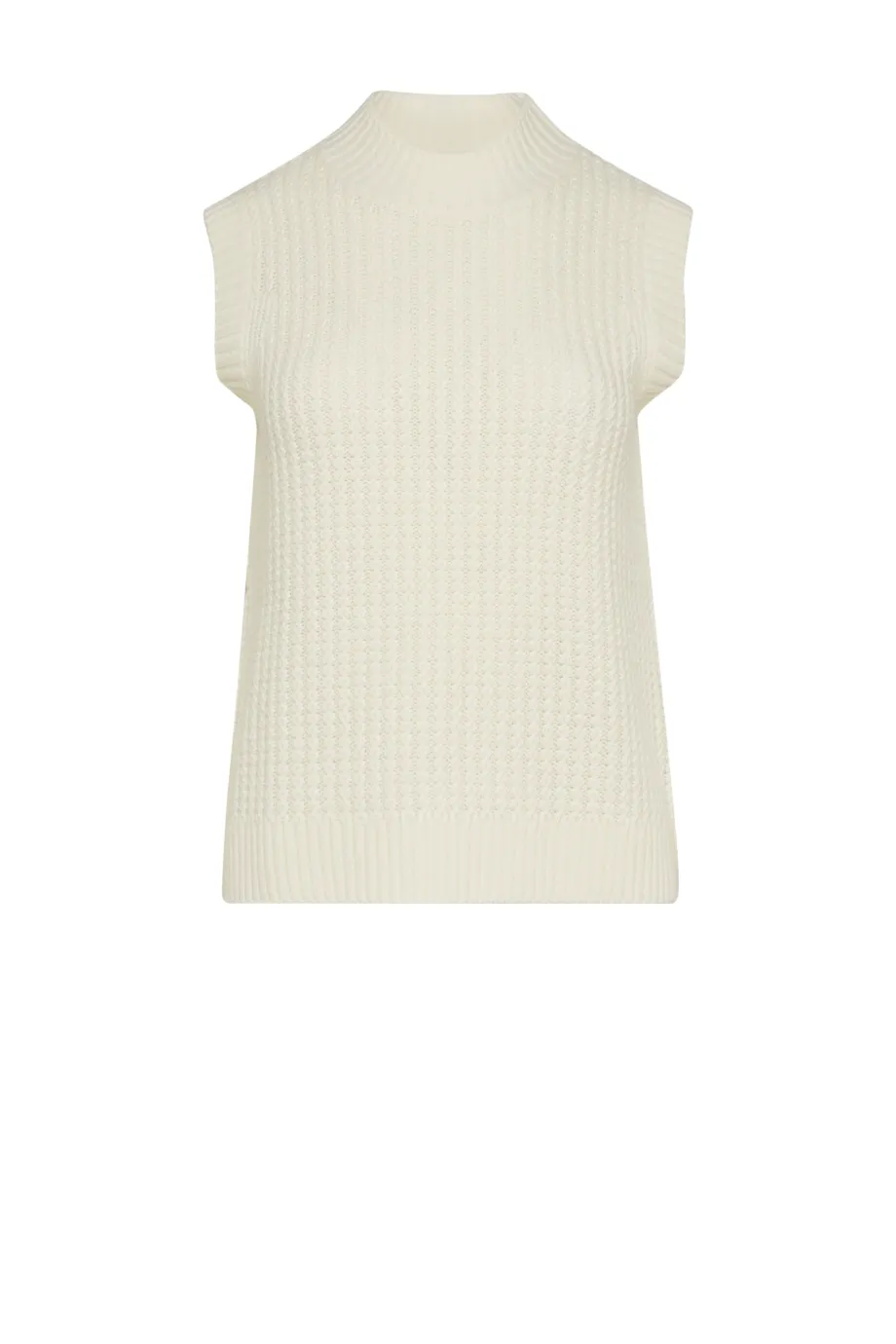 Bluza fără mâneci din lână merinos Bluza fără mâneci din lână merinos