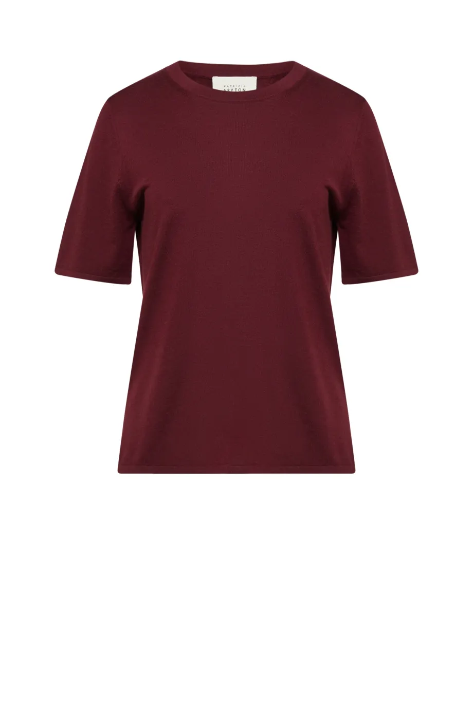 Bluza cu mânecă scurtă din lână merinos Bluza cu mânecă scurtă din lână merinos