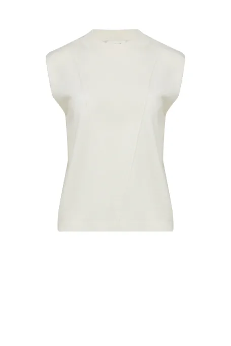 Bluză albă din lână merinos