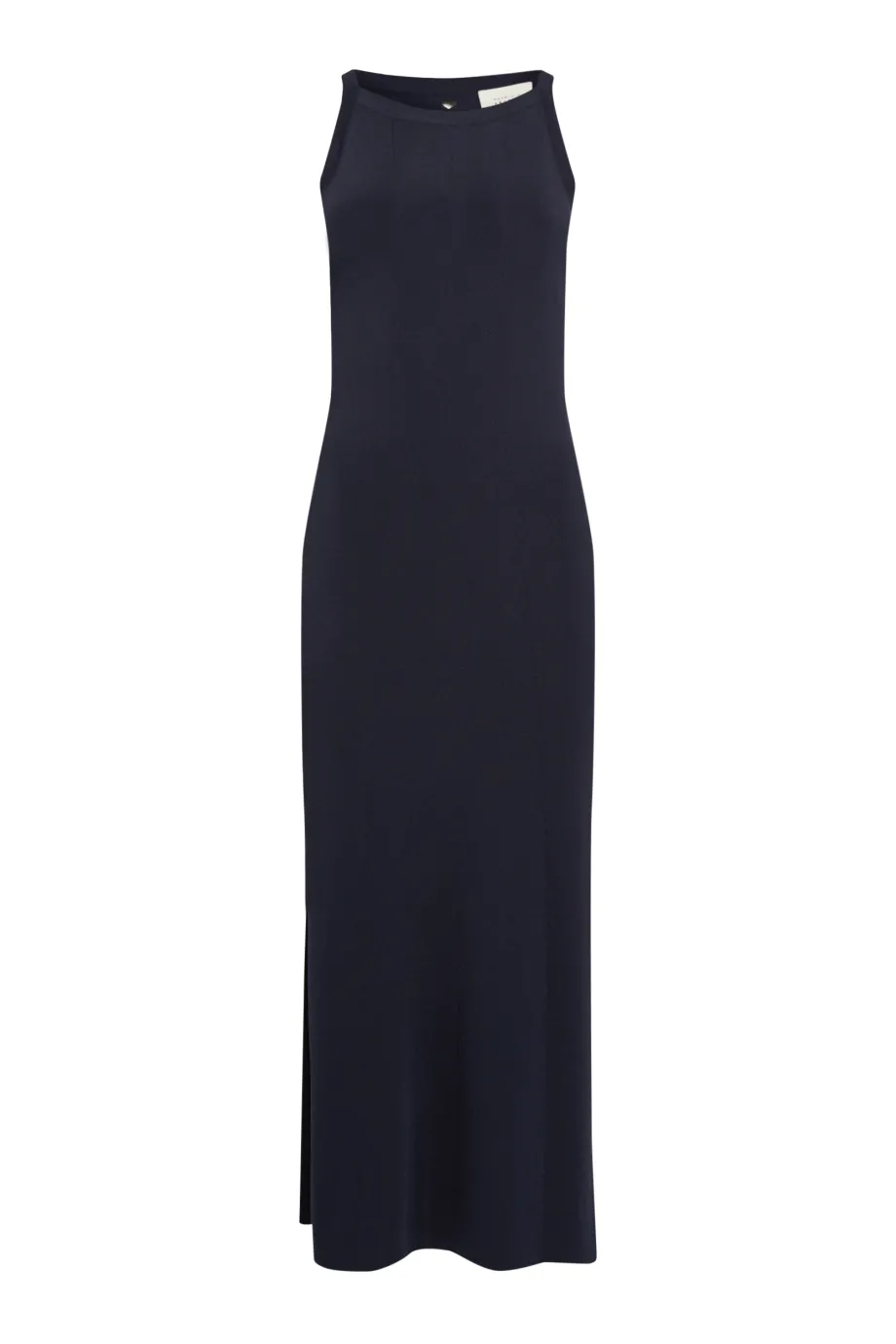 Rochie bleumarin cu decolteu halter Rochie bleumarin cu decolteu halter