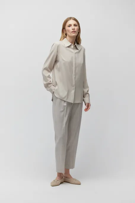 Pantaloni din lână pentru costum