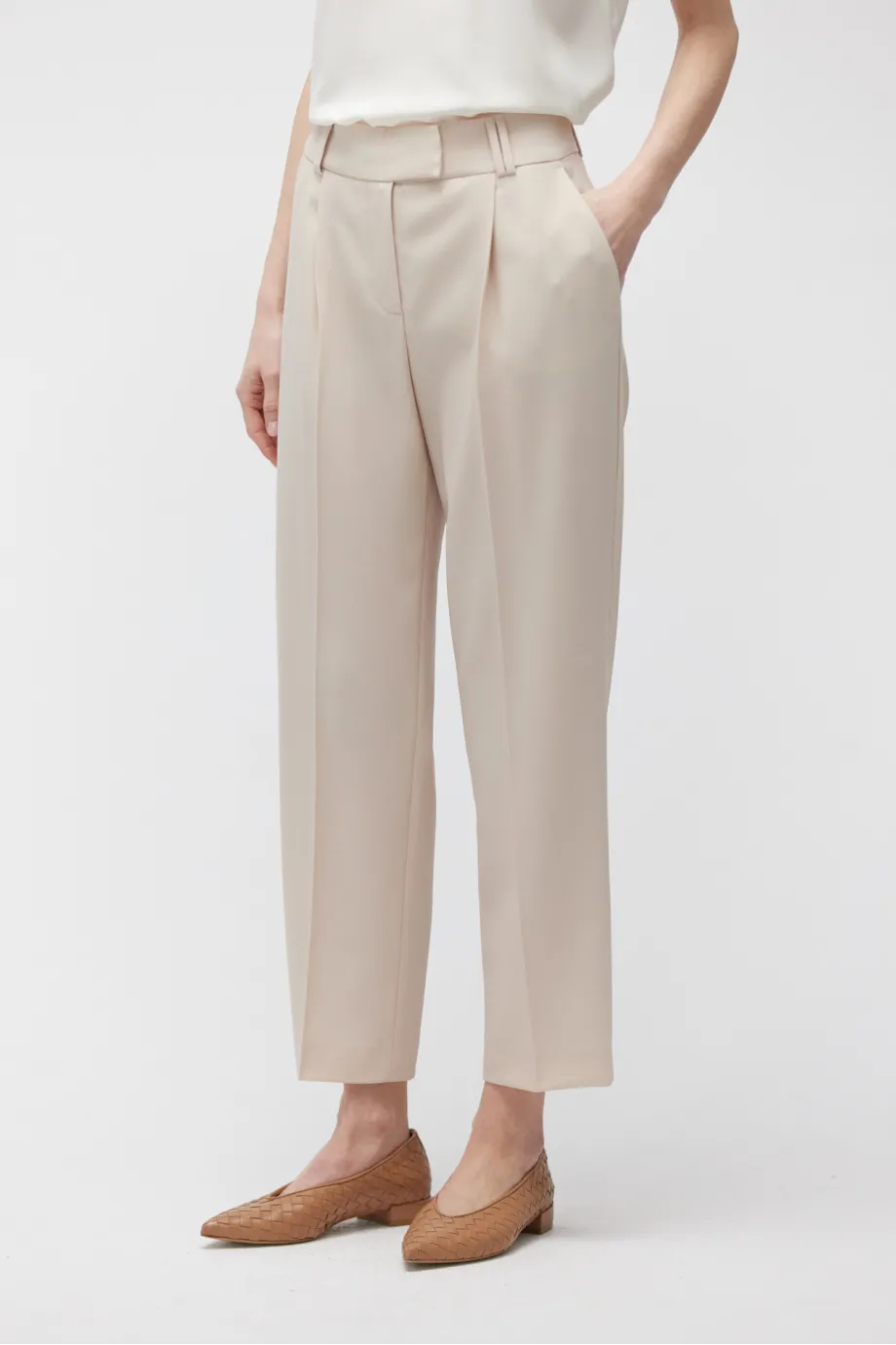 Pantaloni din lână pentru costum Pantaloni din lână pentru costum
