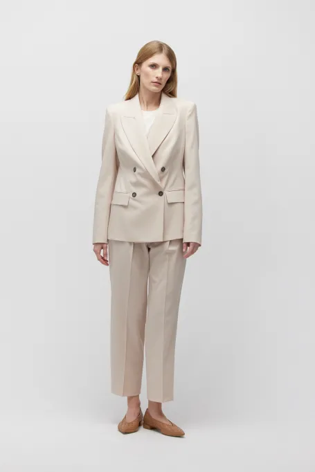 Pantaloni din lână pentru costum