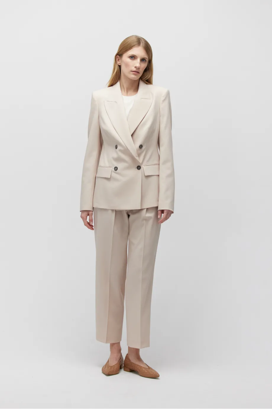Pantaloni din lână pentru costum Pantaloni din lână pentru costum