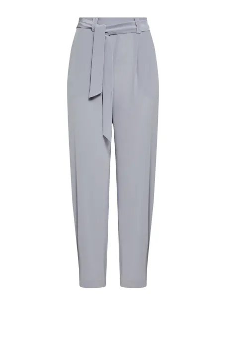 Luźne spodnie z jedwabiu